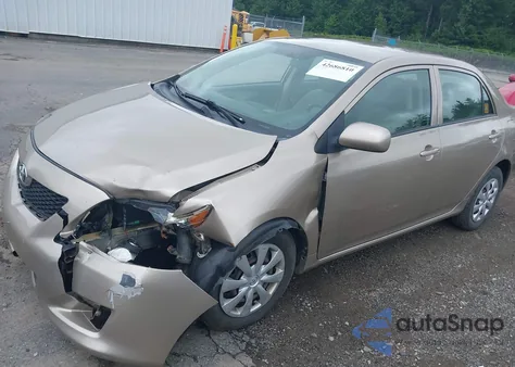 2009 Toyota Corolla Le из США, поврежденный, VIN 2T1BU40E89C125914